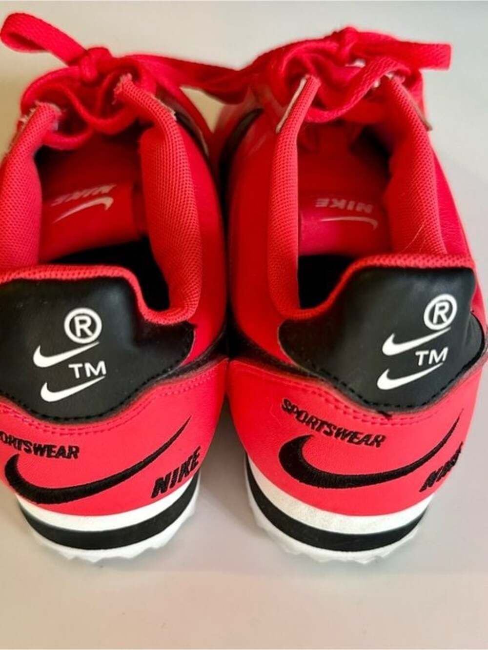 Nike Classic Cortez
Overbranding Red Orbit Sneakers with Black Swoosh US W7 US - Picture 5 of 8